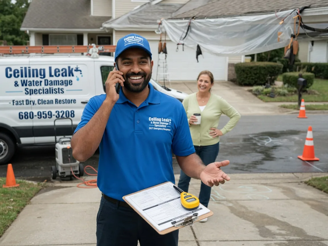 Ceiling Leak Cleanup Red House, VA FAQs